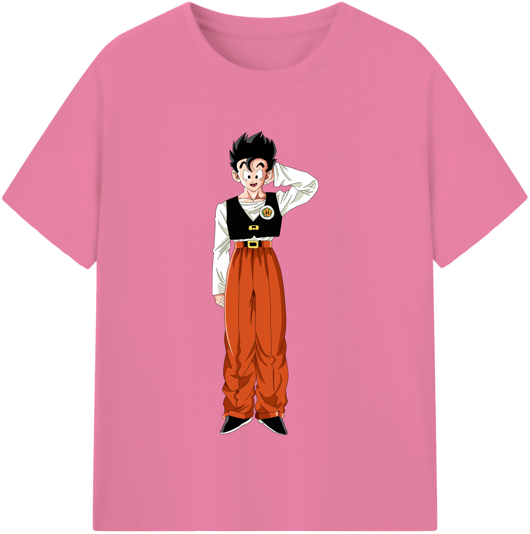（画像用） ドラゴンボール 孫 悟飯（そんごはん）DRAGON BALL Son Gohan 綿100％半袖Tシャツ（フロントプリント）